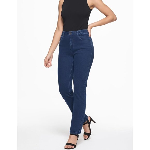 Women's High Waisted Skinny Jeans Tummy Control Butt-Lifting Slim Fit Denim - Picture 4 of 6